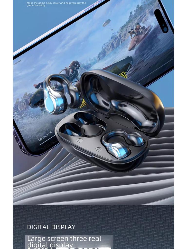 Новая спортивная Bluetooth-гарнитура с костной проводимостью, цифровым дисплеем и длительным сроком службы батареи