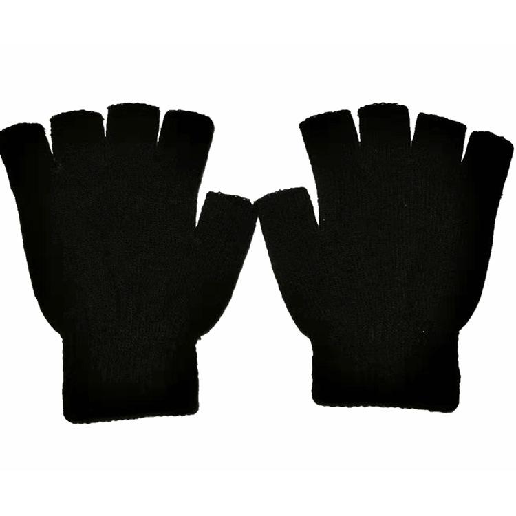 Наруто Саске Какаши Аниме Онлайн Игра Периферийные Перчатки Полупальцевые Хлопок Теплые Осенние и Зимние Студенты