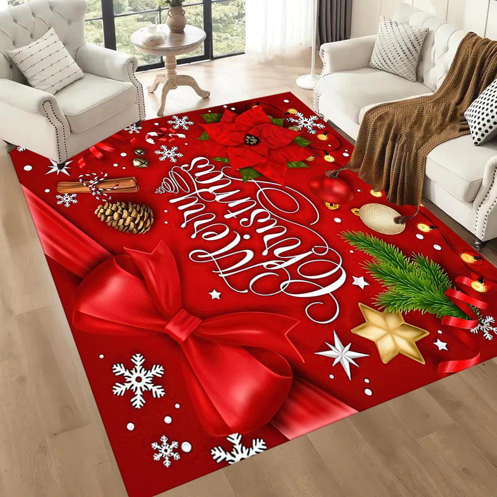 Christmas 220 Floor Mat Suitable for Playrooms Hallway Game Room Dormitory Anti-slip Rug Office home decor Wedding Party Gift