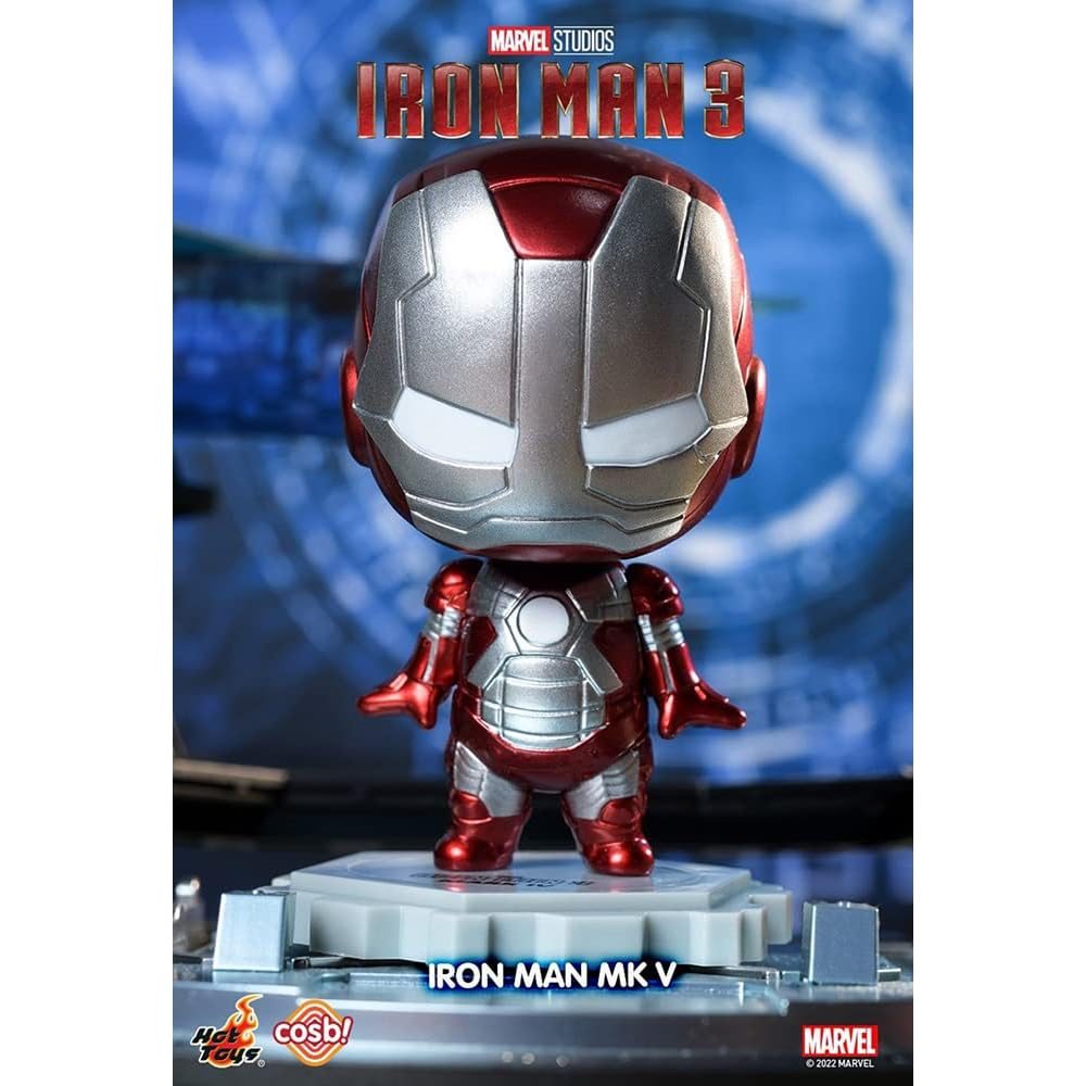Коллекция Marvel от Cosby Железный Человек 3 Железный Человек Марк 5 Фигурка без масштаба Красный Высота 8 см CBX064