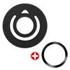Magnetic Phone Finger Ring Holder for IPhone 16 15 14 Samsung S25 Xiaomi Soft Silicone Phone Grip Stand For MagSafe Universal