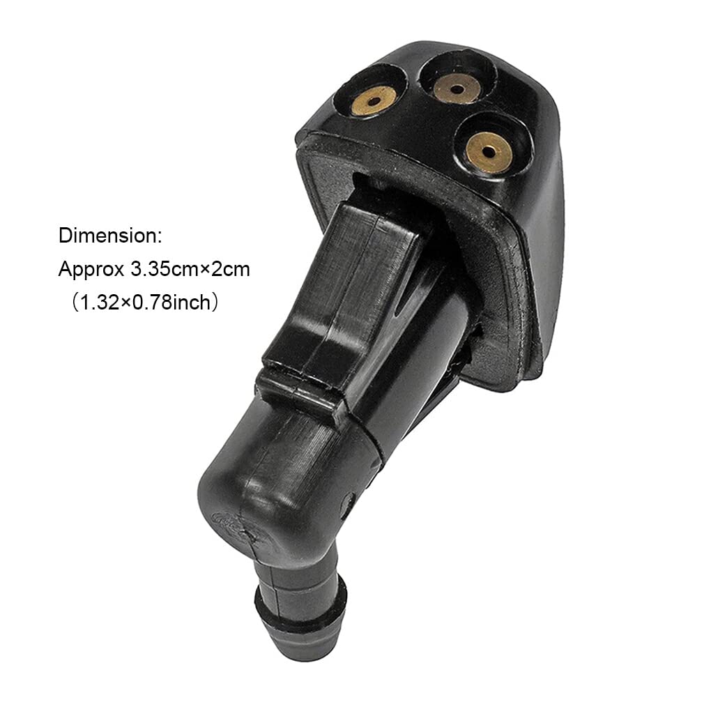 OCIUIVEQ 2 шт. Насадки омывателя лобового стекла автомобиля Регулируемые жиклеры стеклоочистителя Автоаксессуары Запасные части