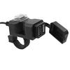 Itisyou Мотоциклетное USB питание USB 2 порта Блок питания Зарядное устройство Водонепроницаемая крышка Мотоциклетное USB зарядное устройство для телефона
