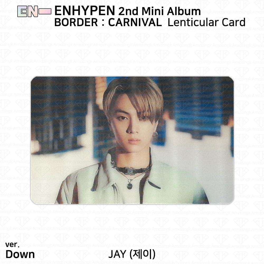 ENHYPEN 2-й мини-альбом Border Carnival, официальная фотокарточка Up Hype Down Ver. KPOP