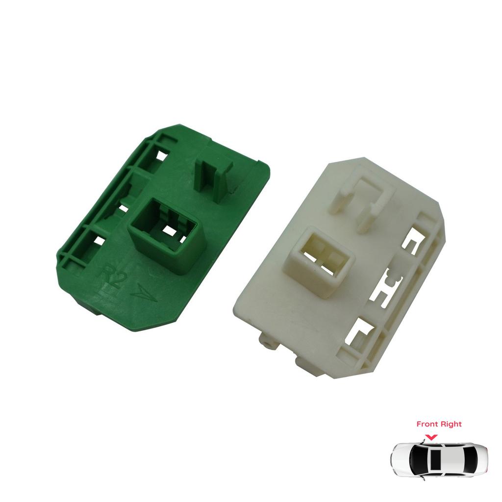 BWR1188+BWR1190 Зажимы для стеклоподъемника спереди справа для Renault Trucks Premium Kerax Midlum DAF LF 45 55 Volvo FL II FE