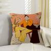Abstract Painting Women Personalized Pillow Dust Cover Bedroom Kids Party Decoration Pillowcase Birthday Children Gift