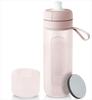 BRITA Bottle-Shaped Water Filter with 3 Active Microdisc Cartridges, Mauve Rose