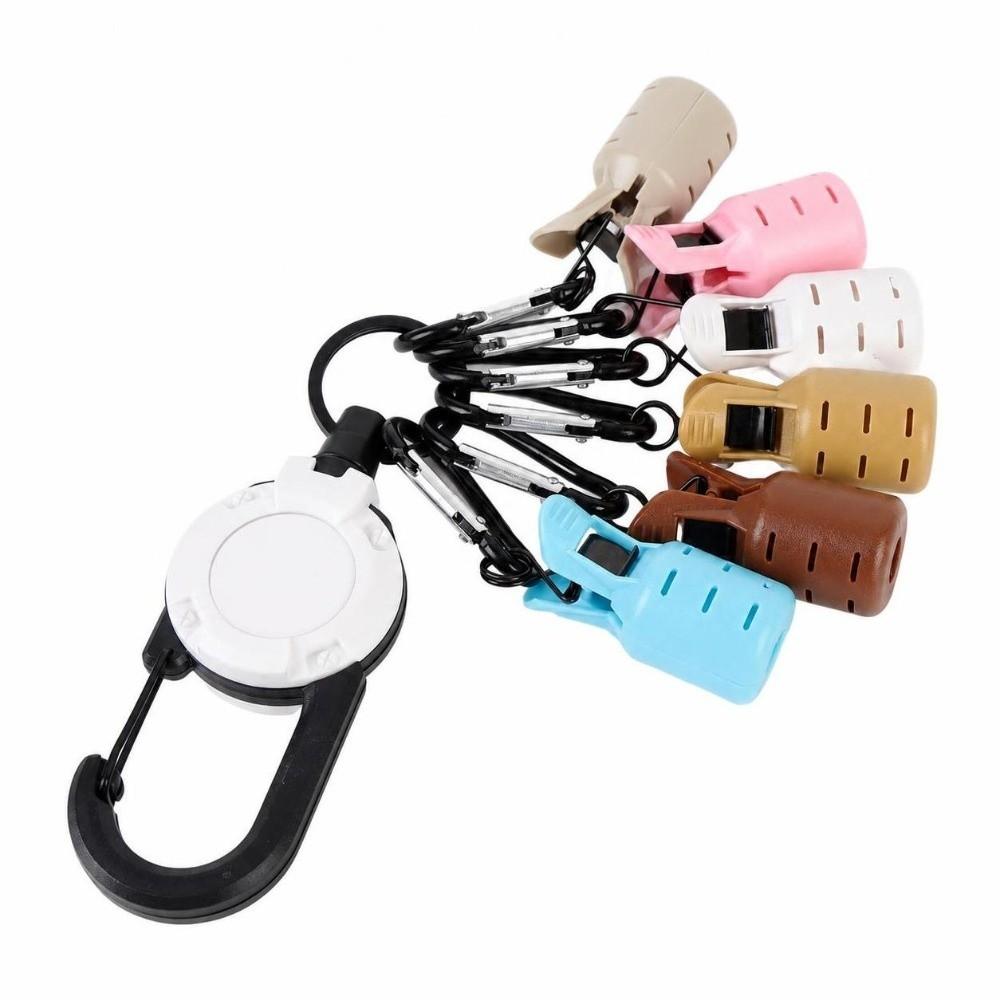 6PCS with Retractable Buckle Fishing Hook Cover Lightweight Jig Bait Protector Lake Fishing
