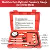 Cylinder Compression Tester 0-300 PSI Kit for Car Motorcycle Engine with M10 M12 Adapters Petrol Pressure Gauge Tool