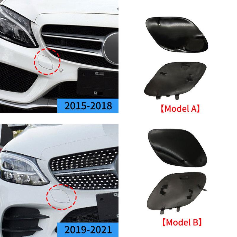 For Mercedes W205 Sport Car Front Bumper Tow Eye Cap Tow Hook Cover With Color For Benz W205 C CLASS 2015- C180 C200 C300