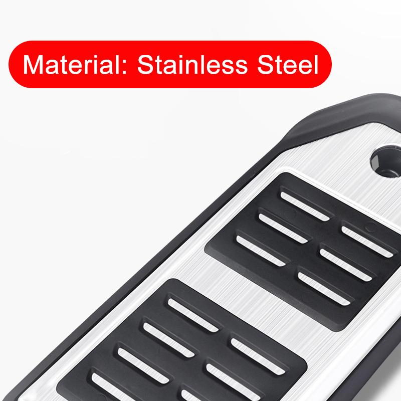 For Porsche Cayenne 2018 2019 2020 2024 2024 2024 Stainless Car Accelerator Fuel Brake Pedal Foot Rest Pedals Pad Cover Case