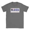 MAGA Make Albo Go Away Футболка для мужчин Винтажные футболки из чистого хлопка с круглым вырезом и коротким рукавом Одежда больших размеров