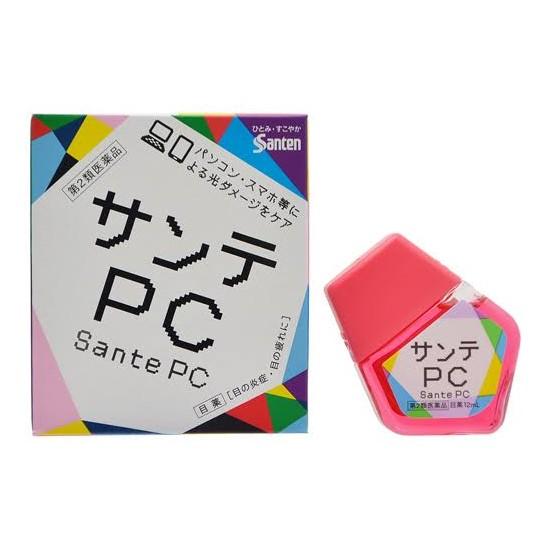 Santen Sante PC капли для глаз, при работе за компьютером, 12 мл