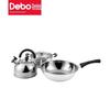 Набор посуды из нержавеющей стали Debo DEP-45, 3 предмета