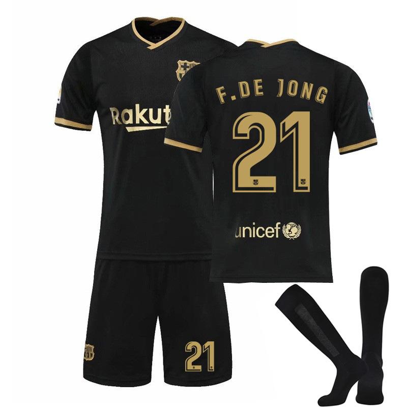 Футболка Барселоны - домашняя и выездная номер Месси игровая футболка, детский спортивный футбольный костюм футболка мужская