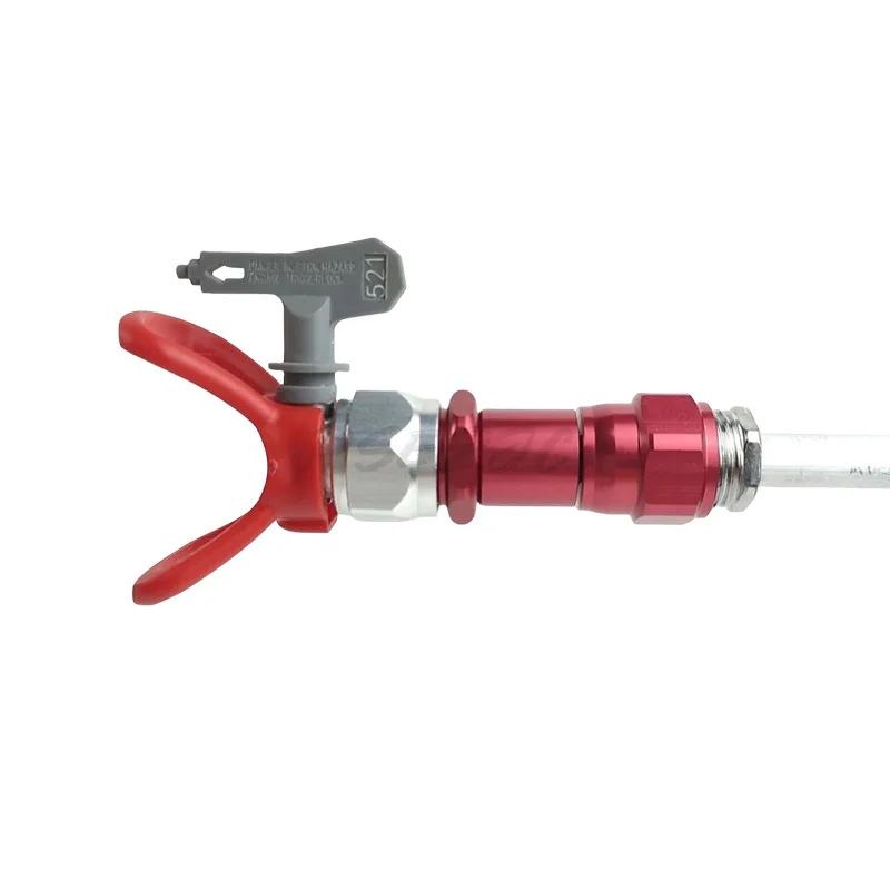 Aluminum Alloy Spraying Machine Shut-off Valve Airless Spray Gun Extension Rod Leak Proof One-way Throttling Universal