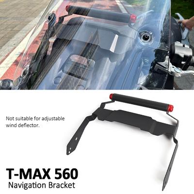 Для YAMAHA TMAX T-MAX 560 T-Max560 2025 Аксессуары для мотоцикла Навигационный кронштейн Держатель для телефона GPS-крепление Кронштейн для ветрового стекла