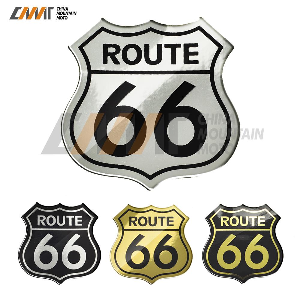 3D Наклейка на Мотоцикл Америка US Route 66 Стикер Чехол для Harley Touring Electra Road Glide King BMW GS S1000 Indian Наклейки