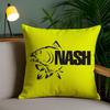Наволочка N-Nash Fishing логотип Офисный Диван Кровать в общежитии Спинка Короткий Плюш Двусторонняя Печать Домашняя Подушка Чехол