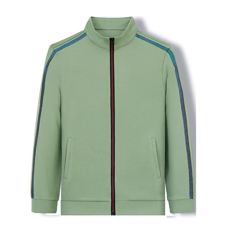 Autumn New Men's Wear Sweater Young and Middle-Aged Fashion Sports Zipper All-Match Cardigan