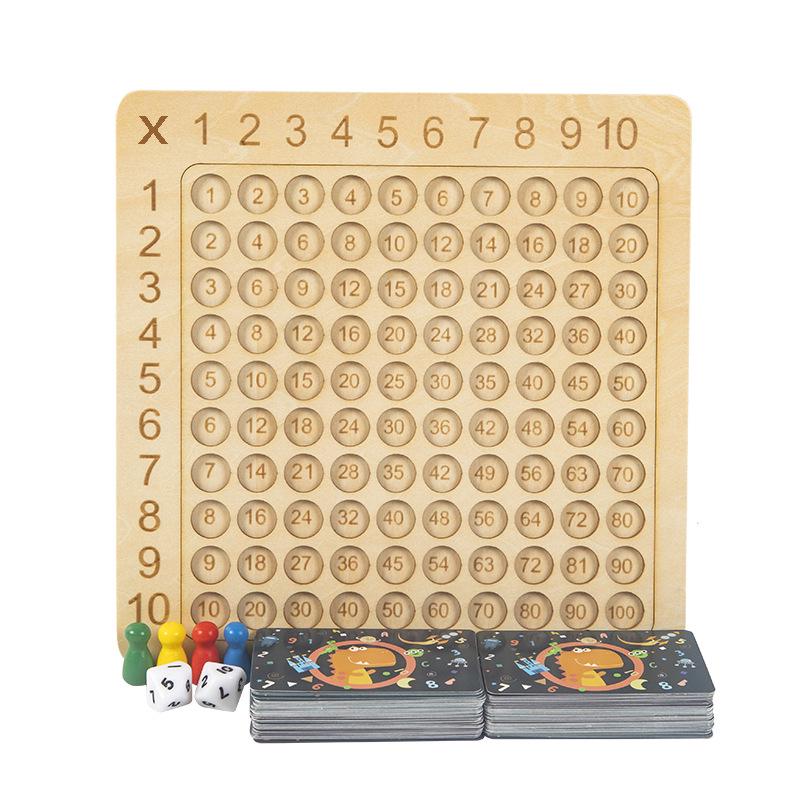 99 Multiplication Puzzle Board: Best-Selling Early Childhood Education Tool for Kids and Primary School Students