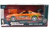 Jada TOYS SCALE FAST AND THE TOYOTA SUPRA Jada TOYS Scale and TOYOTA SUPRA 124 "THE FURIOUS" "BRIAN'S (ORANGE)" 124 "Fast Furious" "BRIAN (ORANGE)"