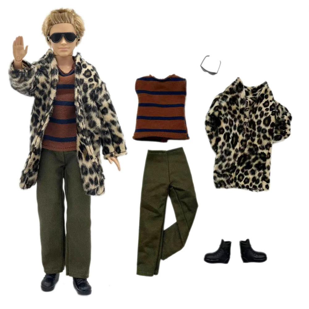 1 Set Ken Cloth Handmade Handsome Doll Accessories Casual Wear Suit for 30cm 12inch Ken Doll Suit Kids Gift