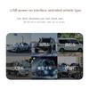 Car mounted rear electric fan with USB interface for car use, 12V 24V, large truck interior, rear seats, silent and powerful