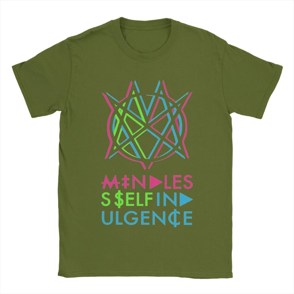 Футболка Mindless Self Indulgence Летняя Хлопковые Футболки Для Мужчин Модный Принт Футболка С Коротким Рукавом Уличная Одежда Футболки