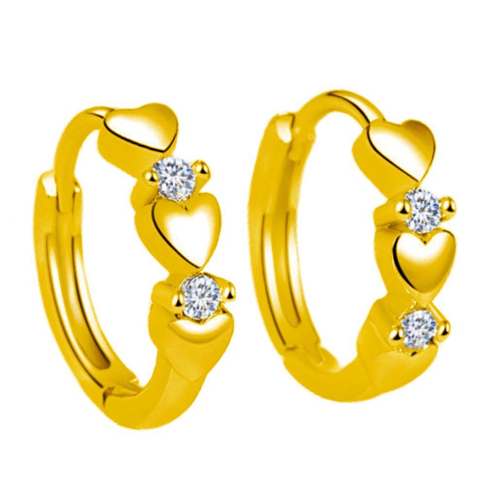 Корейская версия темперамента, персональная пряжка для ушей в форме сердца, инкрустированные серьги Elberry, кольцо для ушей, ювелирные изделия с пряжкой для ушей Early Love