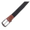 Ceinture unisexe - XL 120 cm - Noir - Polyester - Largeur 3,2 cm