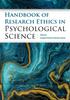 Книга Handbook of Research Ethics In Psychological Science