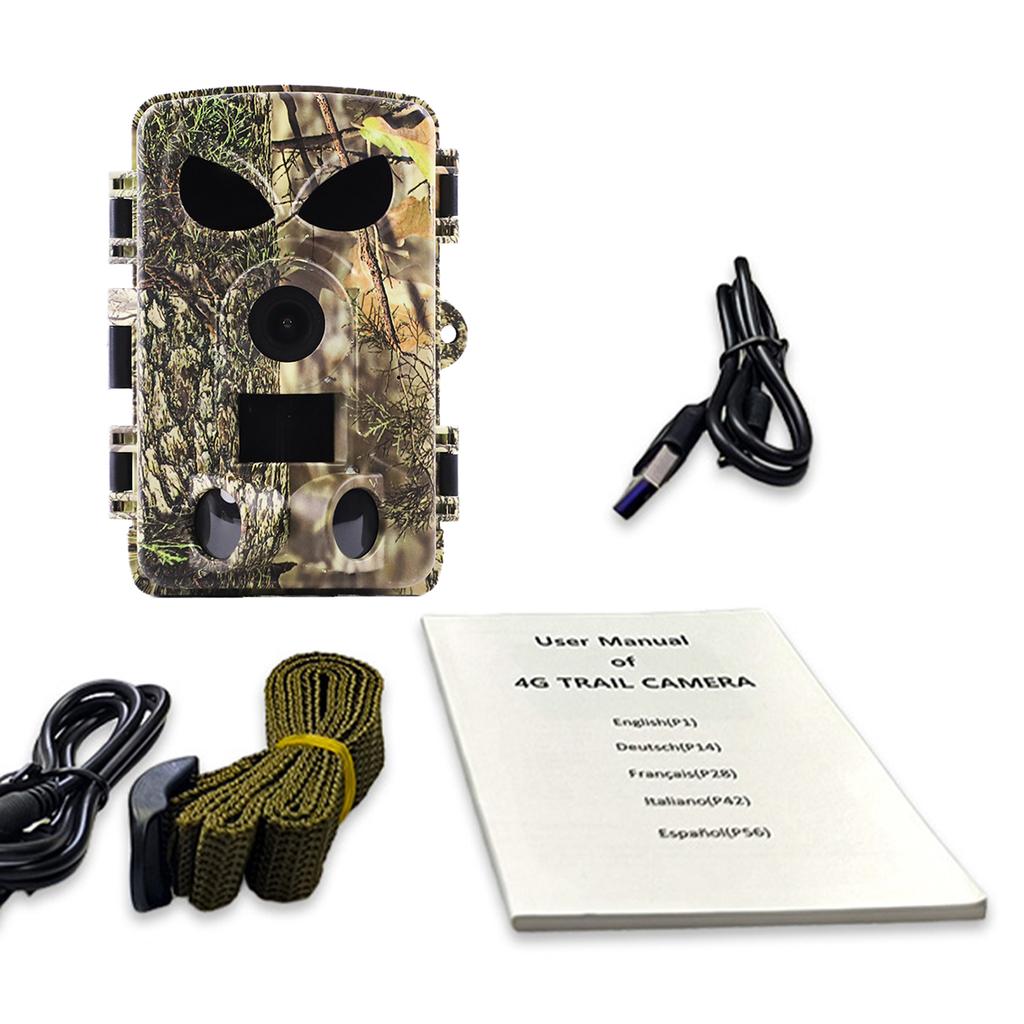 Trail Camera 8K Wildlife Camera with BT GPS WiFi  APP Night Vision  Camera Waterproof  60MP Photos