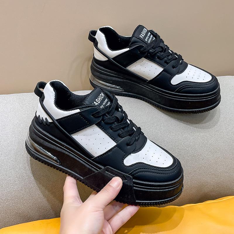 2023 весенние новые туфли для папы на толстой подошве, женские туфли для модного показа, маленькие универсальные туфли Cas