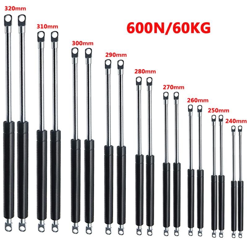 2PCS 600N/60KG 240-320mm Universal Lift Struts Bonnet Trunk Tailgate Boot Shock Lift Support Cupboard Hinge Furniture Hardware