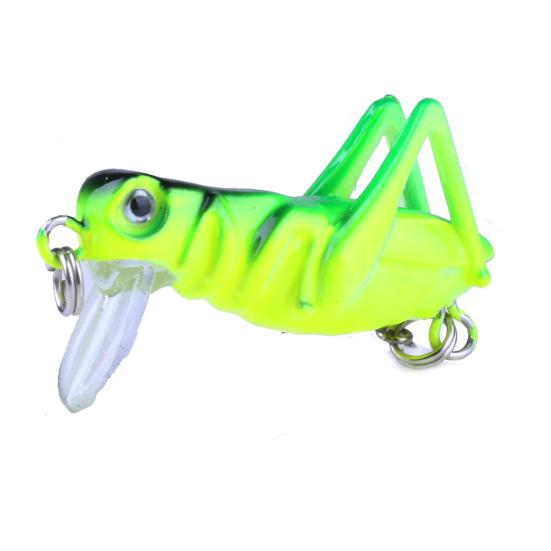 Simulation Grasshopper Locust Insect Shape Artificial Fishing Lure Bait Tackle