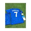 2008 Champions League Moscow Final Cristiano Ronaldo Kids Jersey Set Of 4 (blue)