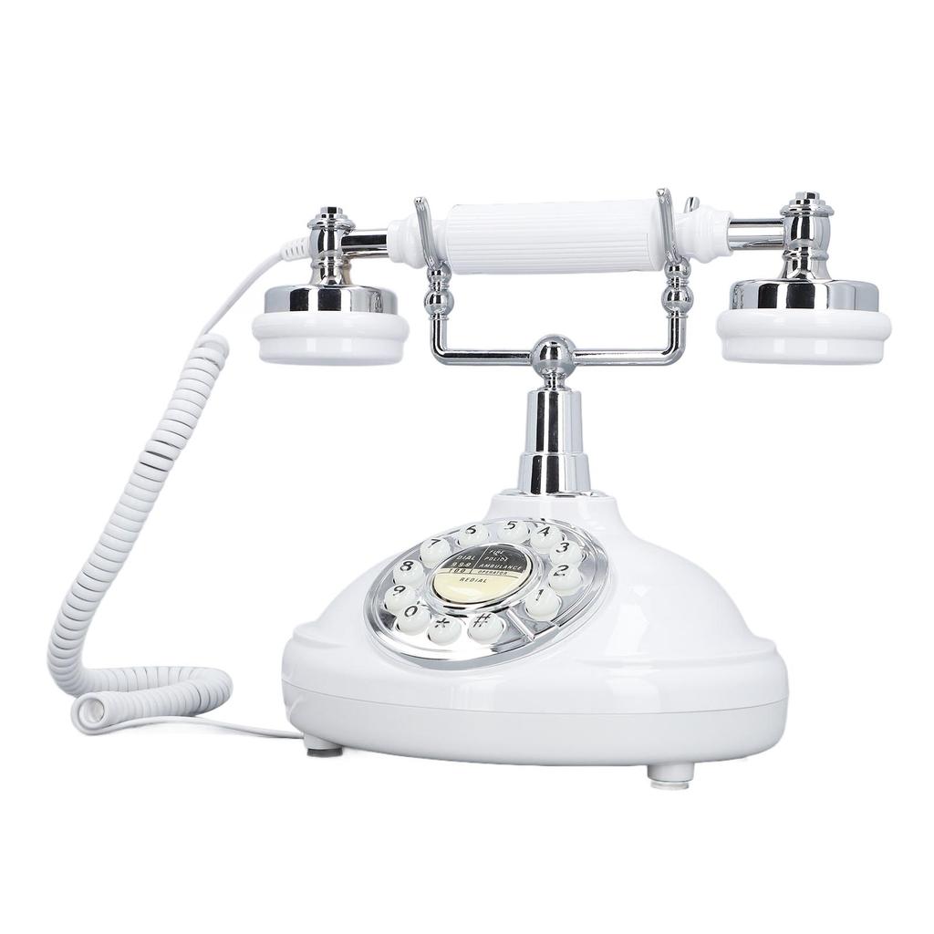 Retro Style Landline Phone Vintage Call Telephone Classic Desk Phone With Large Keypad for Home