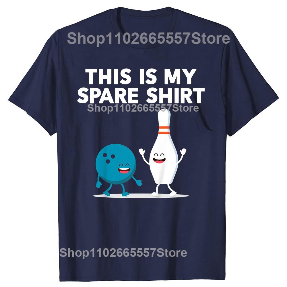 This Is My Spare Shirt Bowling Ball T Shirt Summer Classic Fit Graphic Cotton Streetwear Short Sleeve Birthday Gifts Tshirt Unisex