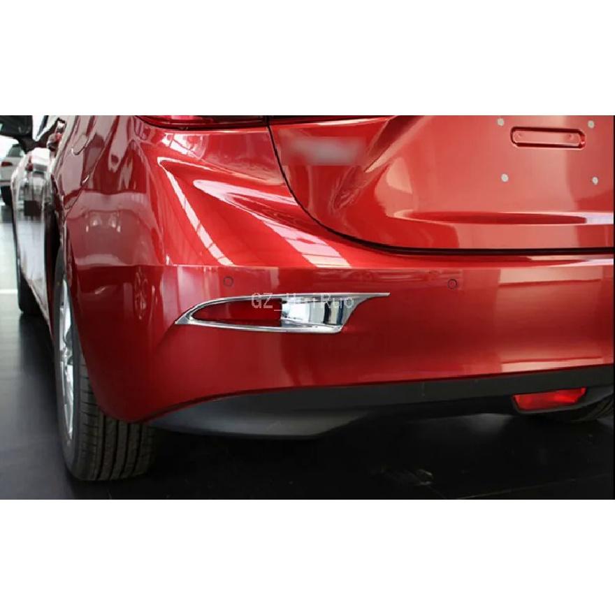 Для Mazda 3 AXELA M3 2014 2015 задняя противотуманная фара крышка накладка хромированная задняя противотуманная фара крышка накладка 2 шт.