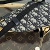 [Pre-Owned] Dior Mini Saddle Bag 'Blue Dior Oblique Jacquard' - Excellent #1VEM4H0