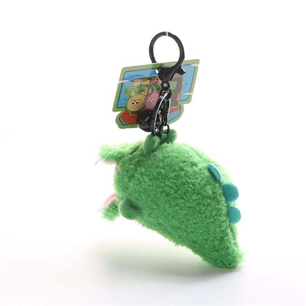 Funny Beep Crocodile Pendants Chick Friends Bag Charm Green Plush Animal Key Ring Ornament