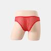 Полые сетчатые трусики с цветовой блокировкой, сетчатые прозрачные, эластичные, сексуальные, страстные, любовное нижнее белье