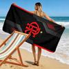 Clube de Regatas do Flamengo Print Beach Towel, Large Soft Quick Dry Towel for Beach Camping Swimming