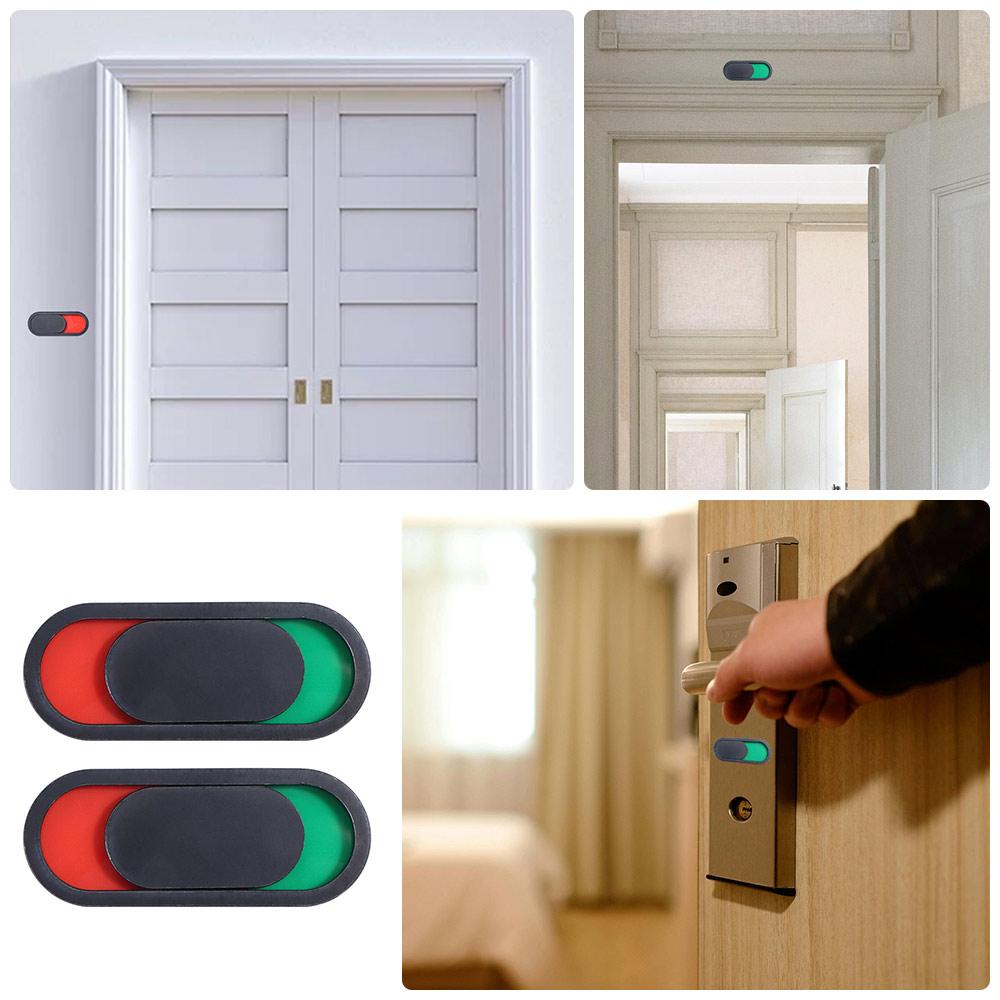 Acrylic Toilet Door Vacant Occupied Signboard Slider Open Bathroom Indicator  Toilet