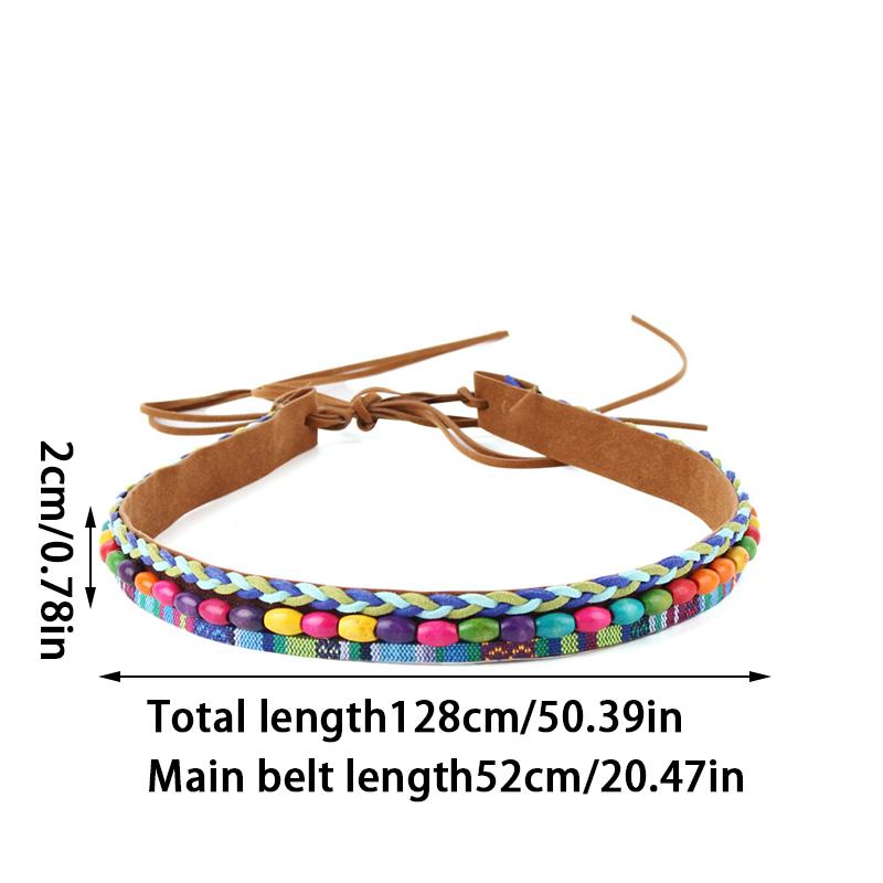 Men Women Hat Belts Braid Hat Bands Adjustable Cowboy Hat Accessories Classic Cowboy Hat Bands