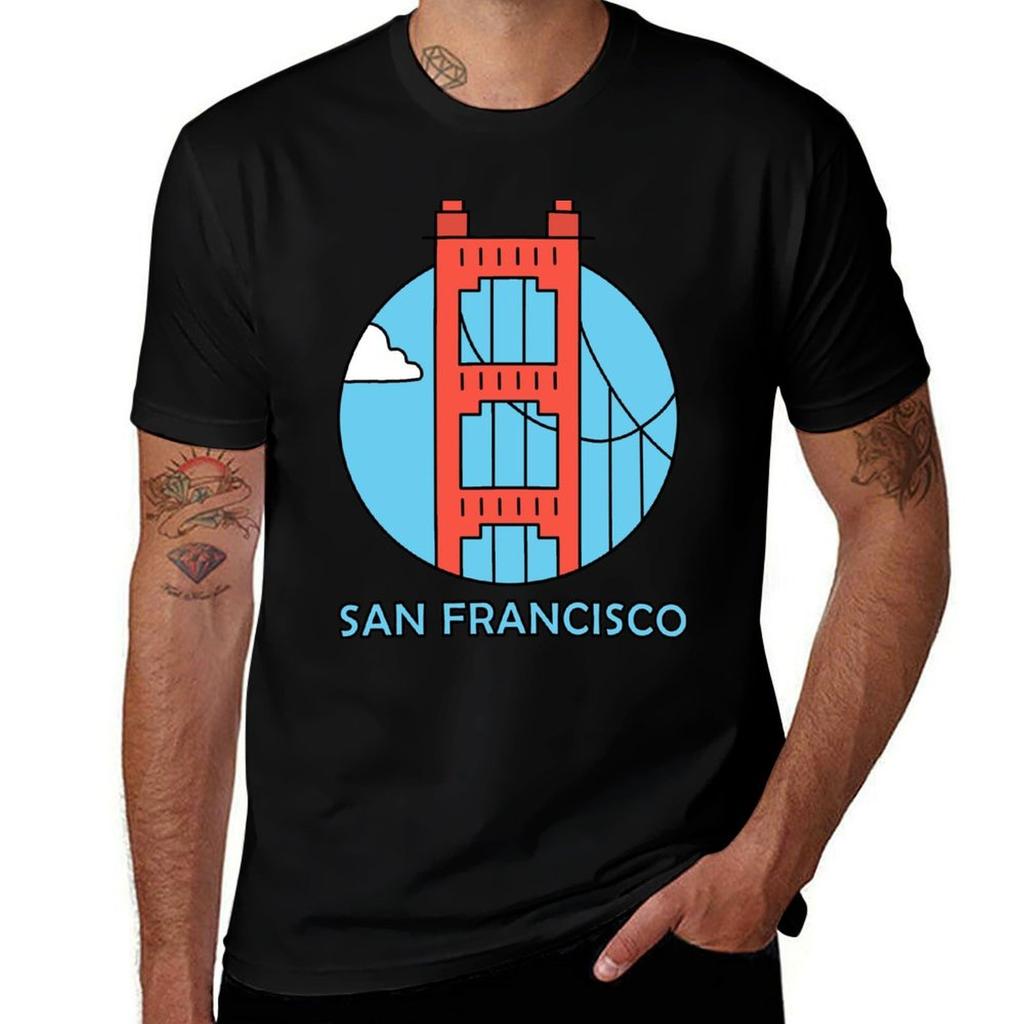 Golden Gate Bridge Tshirt Sporty Casual Quick Dry Tshirt