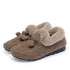 Winter Warm Cotton Slippers Women's Indoor Non-slip Warm Bag Heel Cotton Shoes Soft Sole Mao Mao Doudou Shoes