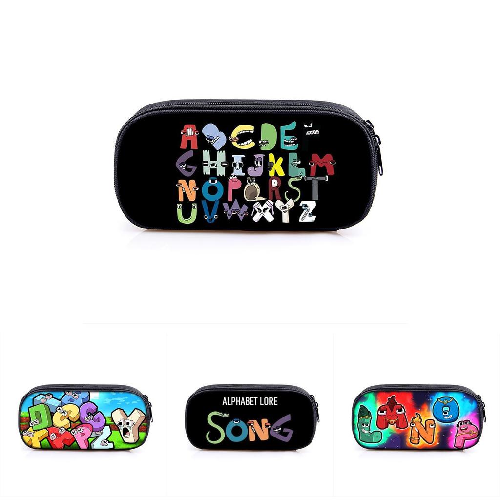 Пенал Alphabet Lore, большая вместимость, сумка-косметичка для студентов, подарок
