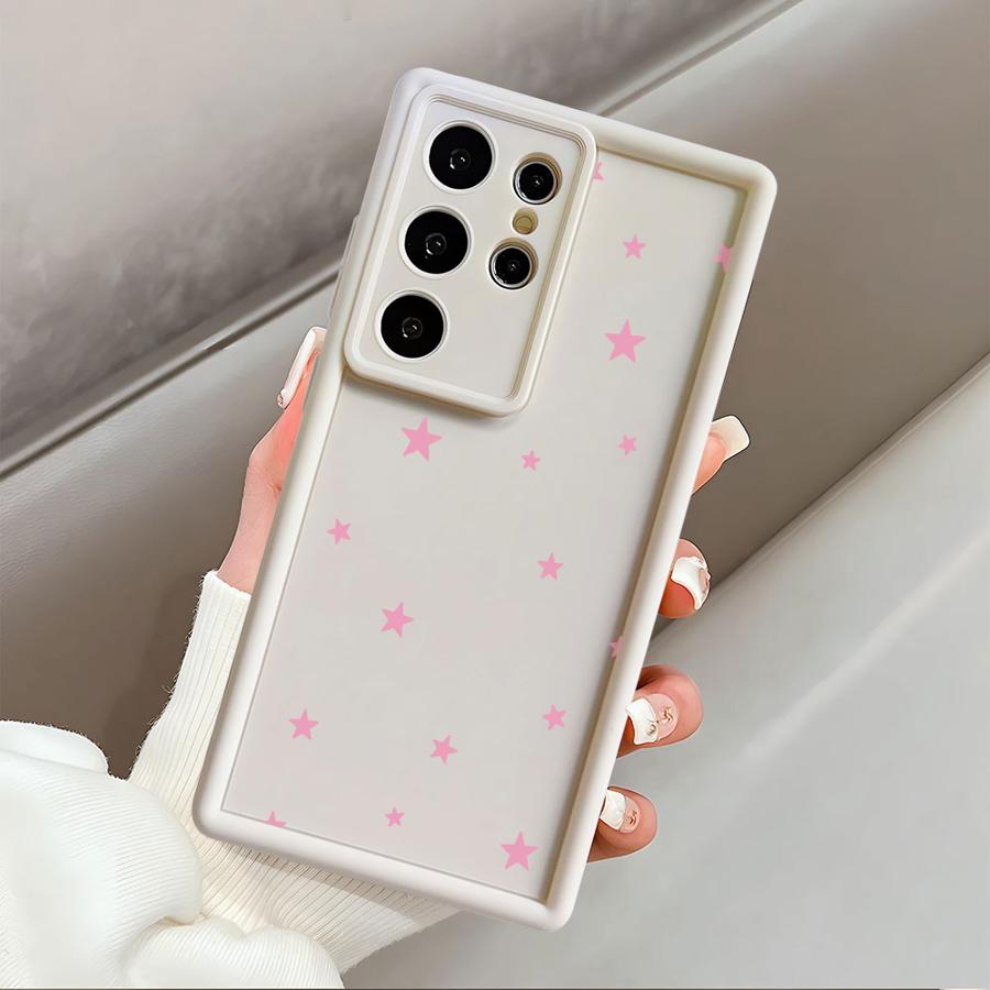 Чехол для телефона для Samsung Galaxy S21 S25 Ultra S24Ultra S22 S25 Edge S23 FE S24 Plus S20FE Милый Простой Звезды